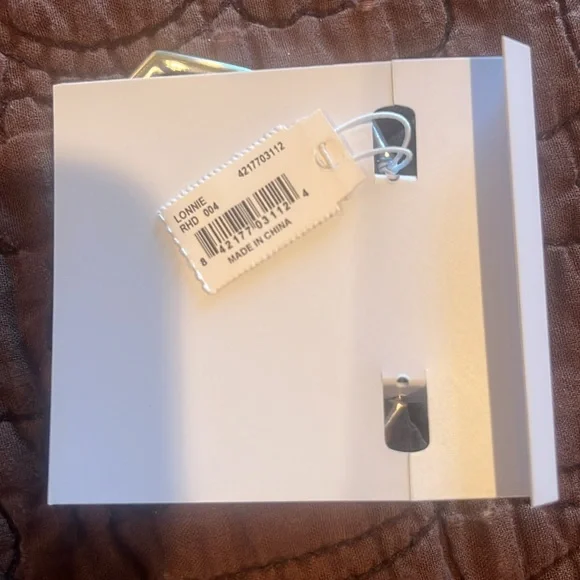 🎉HP🎉NWT Kendra Scott Lonnie Silver Hoop Earrings - Picture 3 of 3